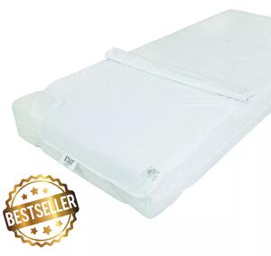 Plachta posteľná nepremokavá biela EMI: Plachta predĺžená 160x220