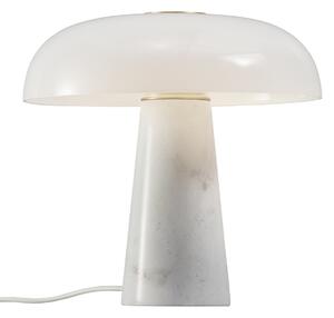 NORDLUX Moderná stolová lampa GLOSSY, 1xE27, 15W, biela