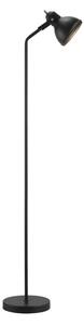 NORDLUX Priemyselná kovová stojacia lampa ASLAK, 1xE27, 15W, čierna