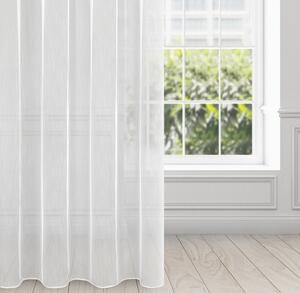 Dimex, Hotové záclony s riasiacou páskou - Jemná štruktúra biely, 270 cm, š. 4 m x d. 2,7 m