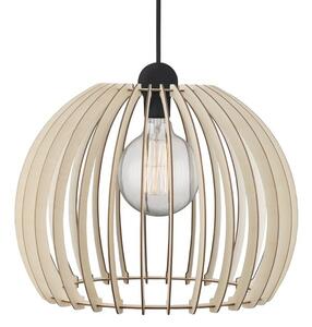 Drevený závesný luster Chino pre žiarovku E27 ø40cm – LED lustre a svietidlá > Lustre