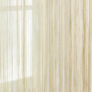 Delux hotová záclona špagetová 140x240 cm v 4 farbách Farba: Béžová