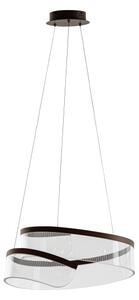 LED závesné svietidlo 2356 lm 3000K kávová ITALUX Rustin PND-58728-45W-3K