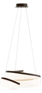 LED závesné svietidlo 2356 lm 3000K kávová ITALUX Rustin PND-58728-45W-3K