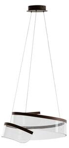 LED závesné svietidlo 2356 lm 3000K kávová ITALUX Rustin PND-58728-45W-3K
