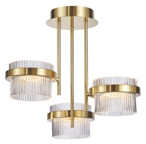 LED závesné svietidlo 2603 lm 3000K zlatá ITALUX Tiara PND-77362-3-24W-GD