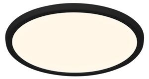 NORDLUX Stmievateľné stropné svietidlo LED OJA, 14,5 W, denné biele svetlo, 30 cm, čierna