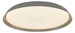NORDLUX Stropné svietidlo LED PISO, 22,3 W, teplá biela, 36,5 cm, sivé