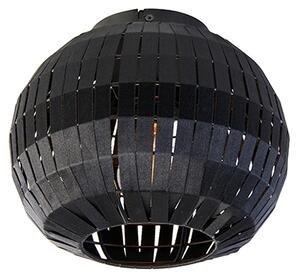 Moderné stropné svietidlo čierne 26 cm - Zoë