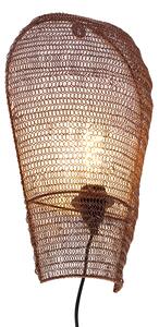 Orientálne nástenné svietidlo bronz 45 cm - Nidum