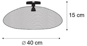 Orientálna stropná lampa zlatá 40 cm - Glan