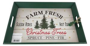 Vianočný drevený podnos CHRISTMAS - viac variantov Varianta: Farm fresh