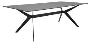 KONFERENČNÝ STOLÍK, čierna, kov, sklo, 115/60/40 cm - Stolíky do obývačky