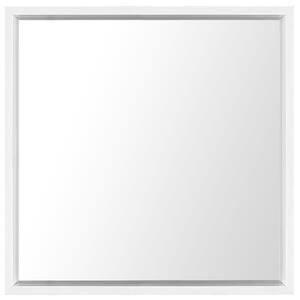 Nástenné zrkadlo biele 50 x 50 cm štvorcový rám tradičné moderné závesné na stenu