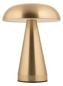 LED stmievateľná stolová lampa v zlatej farbe s kovovým tienidlom (výška 20,5 cm) Rachel – Leitmotiv