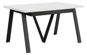 Rozkladací jedálenský stôl Aveny 140/290 - biela / čierna