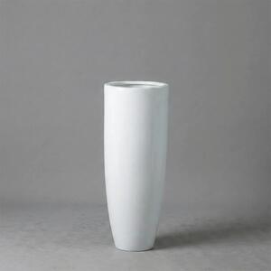 Dekoratívny kvetináč Pure Royal 80 × 40 cm White - Biela - 71 - 90 cm - Sklené vlákna - 31 do 50cm