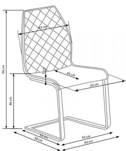 Jedálenská stolička K265 - POSLEDNÝ KUS