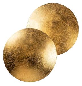 LED nástenné svietidlo v zlatej farbe ø 25 cm Yosma – Opviq lights