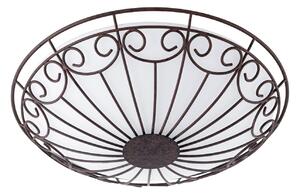 EGLO Stropné osvetlenie COLTI, 2xE27, 60W, 35cm, okrúhle, hnedé