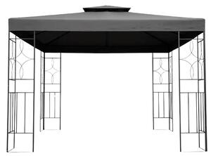 Záhradný altán BestBerg BBGG-60 / 300 x 300 x 260 cm / sivá