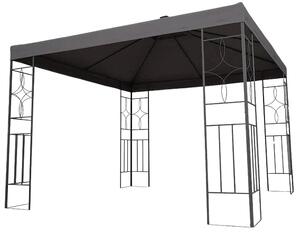 Záhradný altán BestBerg BBGG-60 / 300 x 300 x 260 cm / sivá