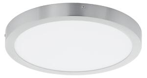 EGLO Prisadené LED svietidlo FUEVA 1, okrúhle, strieborné