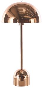 Stolná lampa medená kovová okrúhle tienidlo nočná lampa kancelária obývacia izba spálňa