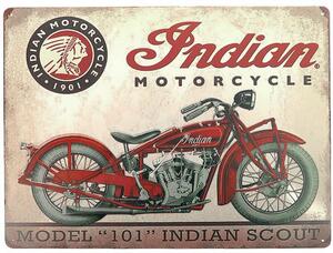 Tabuľa plechová Motorka Indian Model 101 30x20cm (Retro plechové tabule)