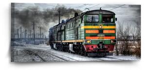 Sablio Obraz Lokomotíva - 110x50 cm