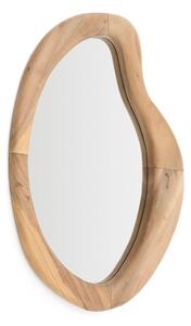 Nástenné zrkadlo s dreveným rámom 44x68 cm Selom – Kave Home