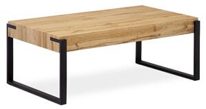 Konferenčný stolík TEGOL - dub, kov, 110×60 cm