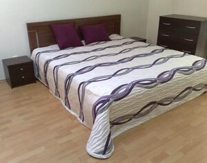 Luxusný prehoz na posteľ 245×270 cm ENZO – obojstranný, elegantný a praktický