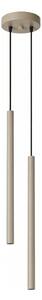 Sollux SL.2118 - Závesný luster na lanku PASTELO 2xG9/8W/230V šedohnedá