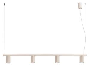 Sollux SL.2713 - Závesné svietidlo na lane KARBON 4xGU10/10W/230V krémové