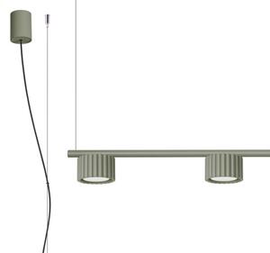 Sollux SL.2698 - Luster na lanku AURA 4xGX53/10W/230V zelený