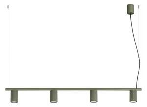 Sollux SL.2714 - Luster na lanku KARBON 4xGU10/10W/230V zelený