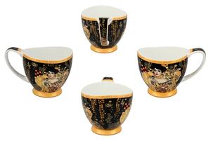 Šálka s podšálkou na espresso 100 ml Gustav Klimt Adela Bloch, CARMANI, 5320350 (Porcelánová šálka s podšálkou 100 ml z luxusnej kolekcie Gustav Klimt Carmani)