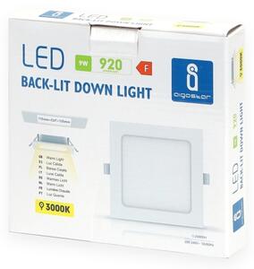 Aigostar - LED zapustené stropné svietidlo LED/9W/230V 3000K 14,5x14,5 cm biela