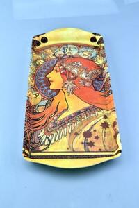 Plastová tácka 39.5 x 29.5 x 2.3 cm Alfons Mucha Zverokruh, M40303 (Plastová tácka zo série Alfons Mucha)