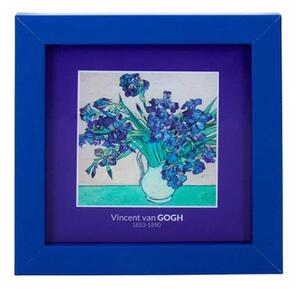 Obraz 13x13 cm Vincent van GOGH Irisy, CARMANI, 2629102 (Obraz v ráme s rozmerom 13x13 cm cm cm zo série Vincent van GOGH)