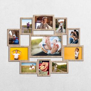 DUBLEZ | Veľký fotorámik na viac fotiek na stenu