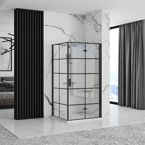 Sprchová kabína Rea Molier Black Double 90x110