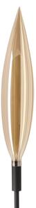 Stojacia lampa NORDIC 1xG9/5W/230V čierna/dymová béžová