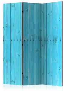 Paraván The Blue Boards Dekorhome 135x172 cm (3-dielny)