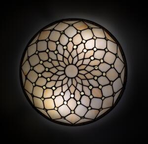 BRILAGI - Tiffany vitrážové stropné svietidlo IVORY 2xE27/60W/230V pr. 40 cm
