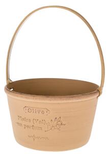 Obal na kvety eko plast Olive, 23 x 32 cm