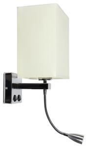 CLX Nástenné osvetlenie s LED zdrojom BRUNO LAMPA, béžová