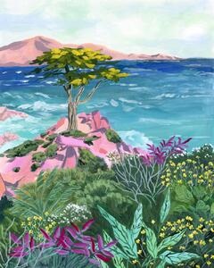 Ilustrácia Lone Cypress, Sarah Gesek, (30 x 40 cm)