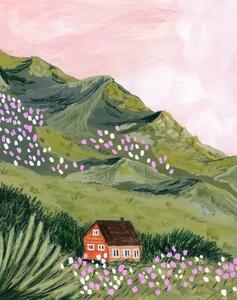 Ilustrácia Mountain House, Sarah Gesek, (30 x 40 cm)